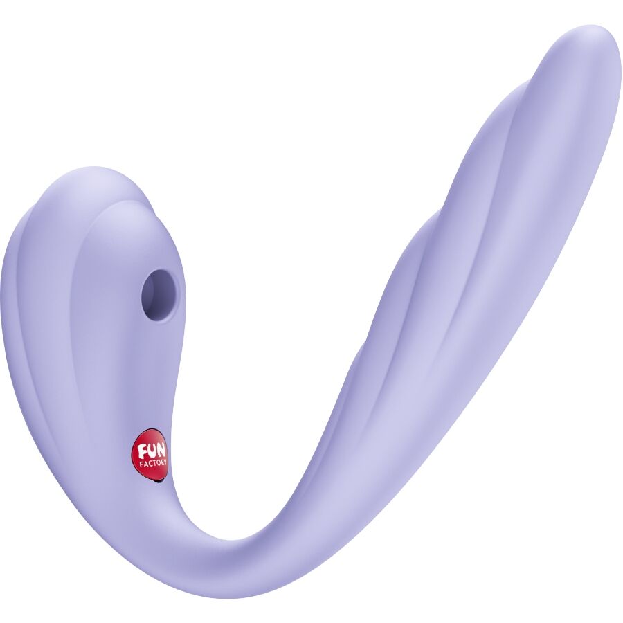 FUN FACTORY – VIVACE INSERTABLE DOUBLE AIR PULSE VIBRATOR PURPLE