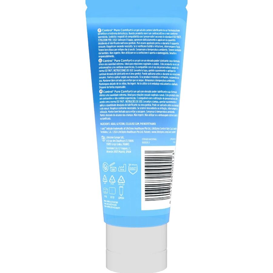 CONTROL – PURE COMFORT LUBRIFIANT HYDRATATION INTENSE 80 ML