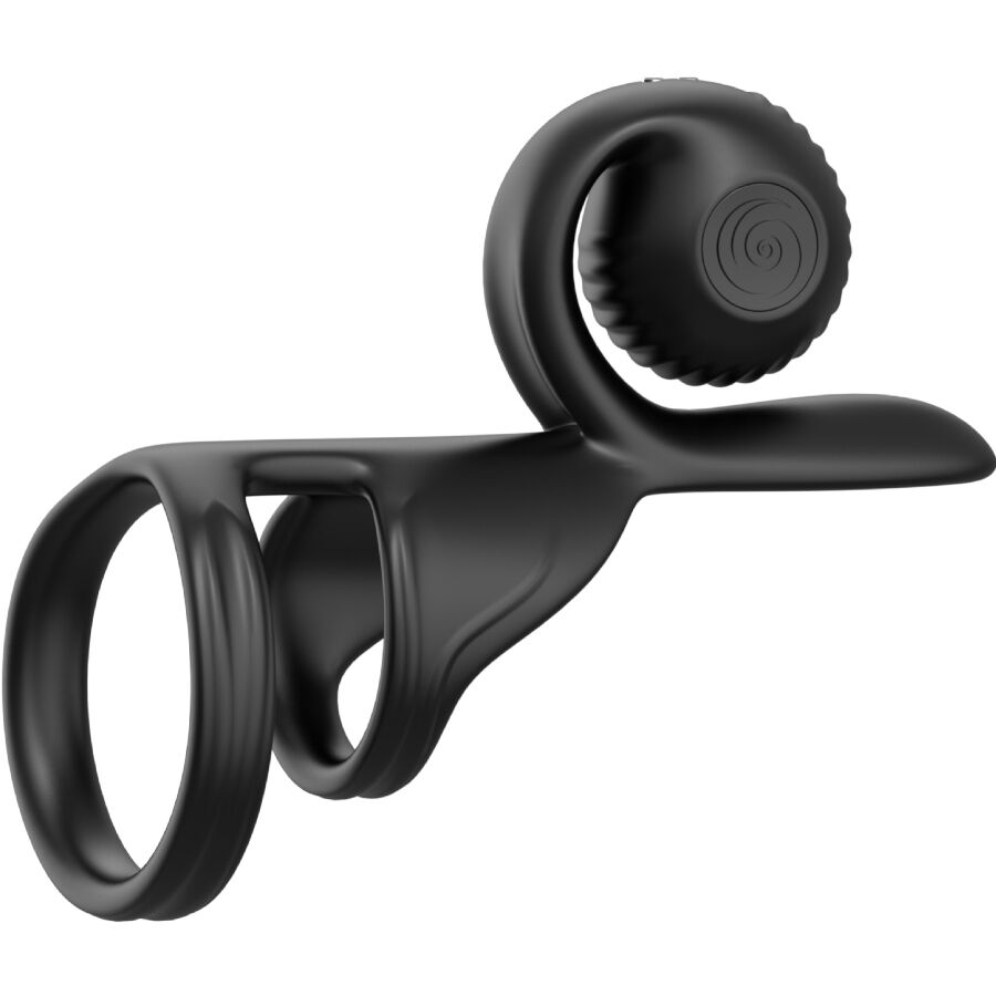 SNAIL VIBE – JOVI BAGUE POUR COUPLES TÉLÉCOMMANDE NOIRE