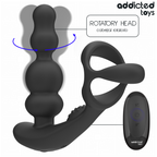 ADDICTED TOYS – MASSEUR DE PROSTATE ROTATIF À TÉLÉCOMMANDE