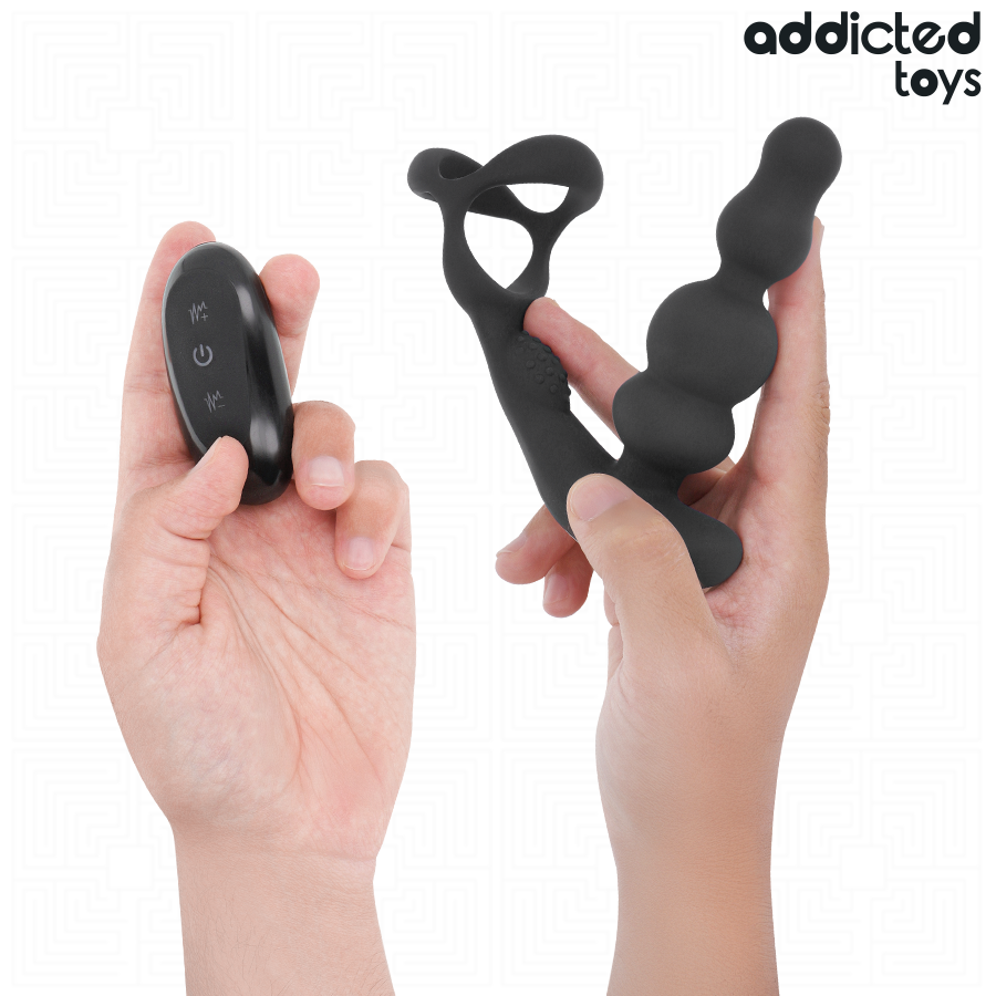 ADDICTED TOYS – MASSEUR DE PROSTATE ROTATIF À TÉLÉCOMMANDE