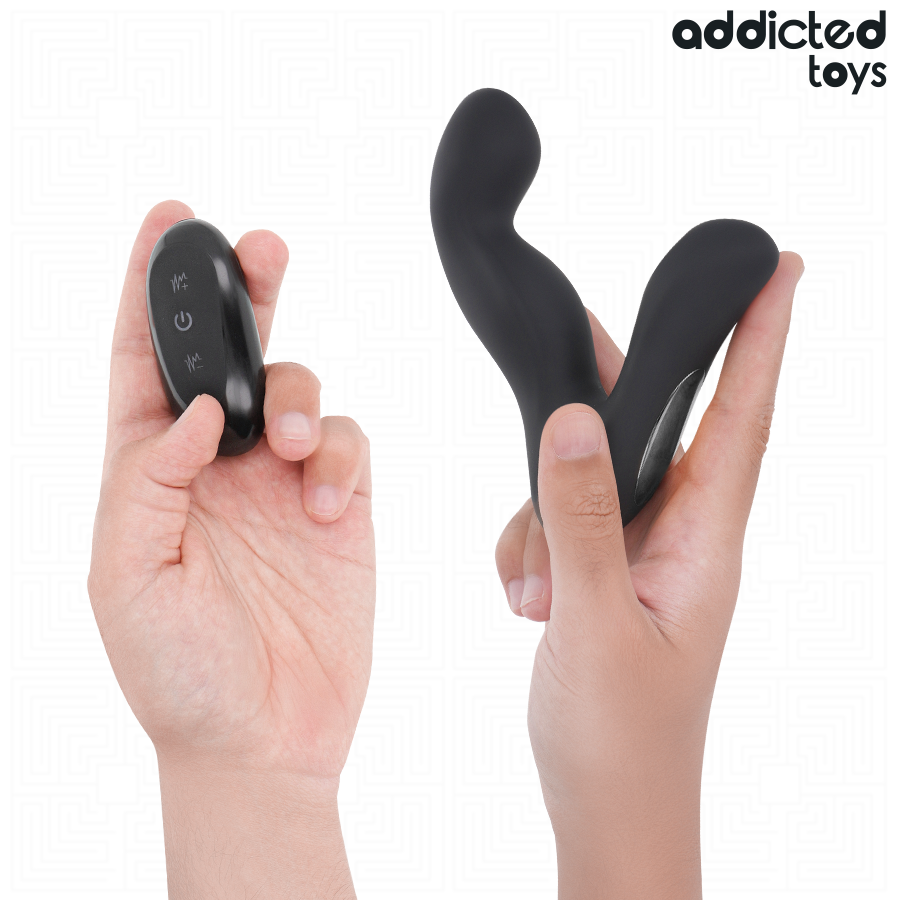 ADDICTED TOYS – Oszillierendes Prostatamassagegerät mit Pulsationsmodus und Fernbedienung
