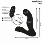 ADDICTED TOYS – Oszillierendes Prostatamassagegerät mit Pulsationsmodus und Fernbedienung