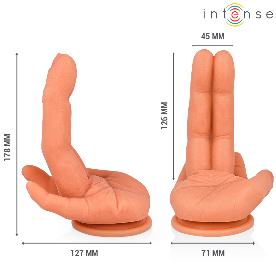 INTENSE – LEELA STIMOLATORE PUNTO G FLESSIBILE MANO 12,6 CM