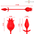 INTENSE – MELANIE STIMOLATORE DOPPIO PER CLITORIDE CON LINGUA A ZIGZAG