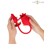 INTENSE – MELANIE STIMOLATORE DOPPIO PER CLITORIDE CON LINGUA A ZIGZAG