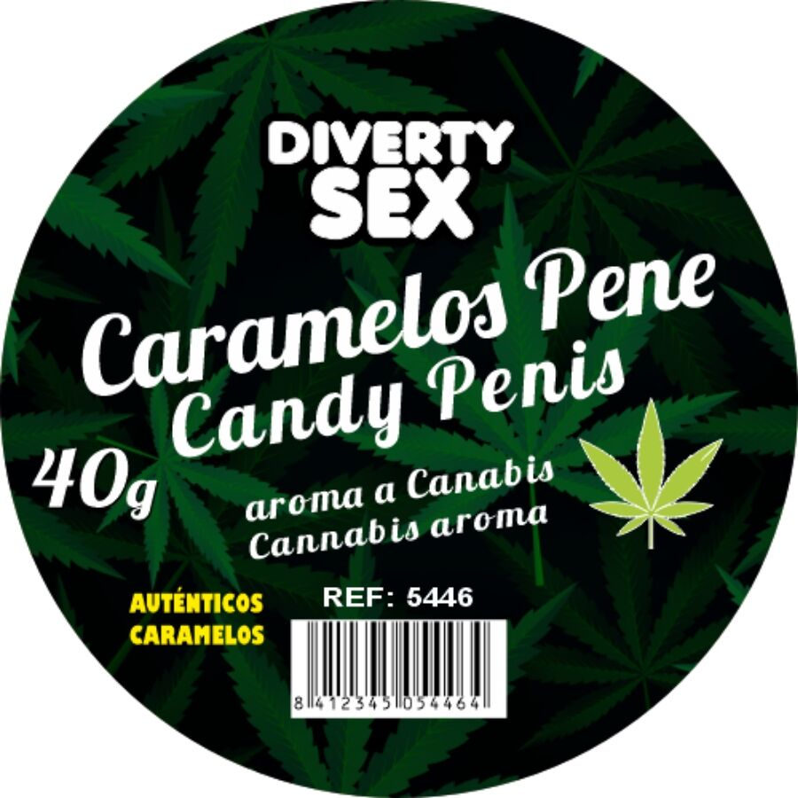 DIABLO GOLOSO – 20 Penis-Bonbons mit Cannabis-Aroma