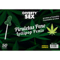 DIABLO GOLOSO – 50 SUCETTES PÉNIS ARÔME CANNABIS