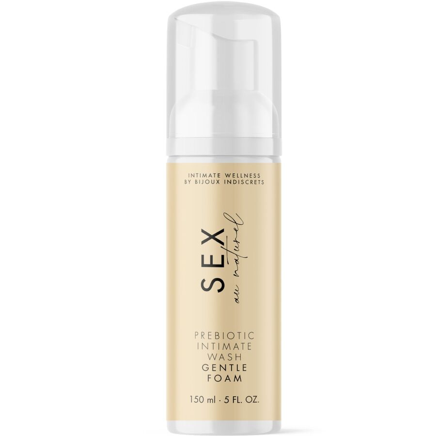 BIJOUX INDISCRETS Sex au Naturel – Präbiotisches Intimgel mit Schaum, 150 ml