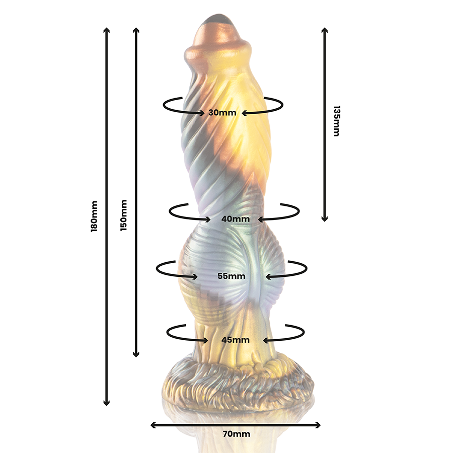 EPIC Phoenix – Vibrating dildo with remote control