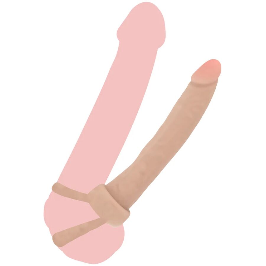 GET REAL – DOUBLE TROUBLE SILICONE ANAL PENETRATOR 16 CM