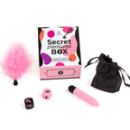 SECRET PLAY – Vergnügungsbox für Paare mit Würfeln, Vibrator und Federkitzler