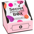SECRET PLAY – Vergnügungsbox für Paare mit Würfeln, Vibrator und Federkitzler