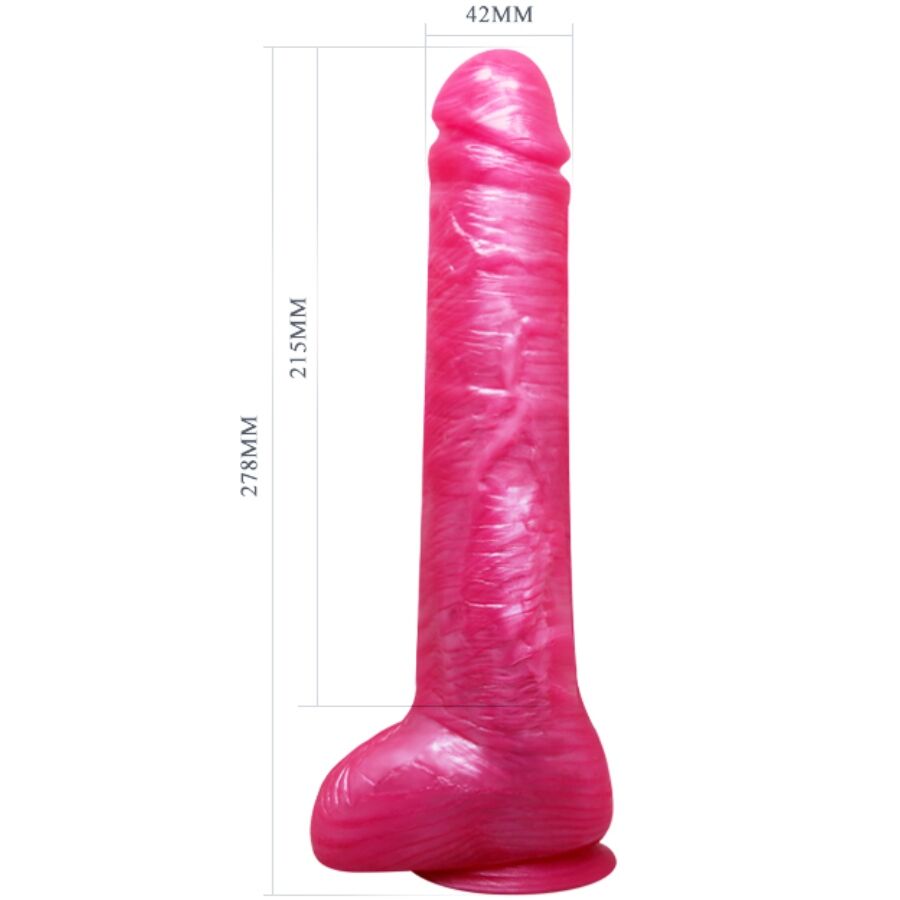 BAILE – Realistischer rosa Dildo mit Saugnapf