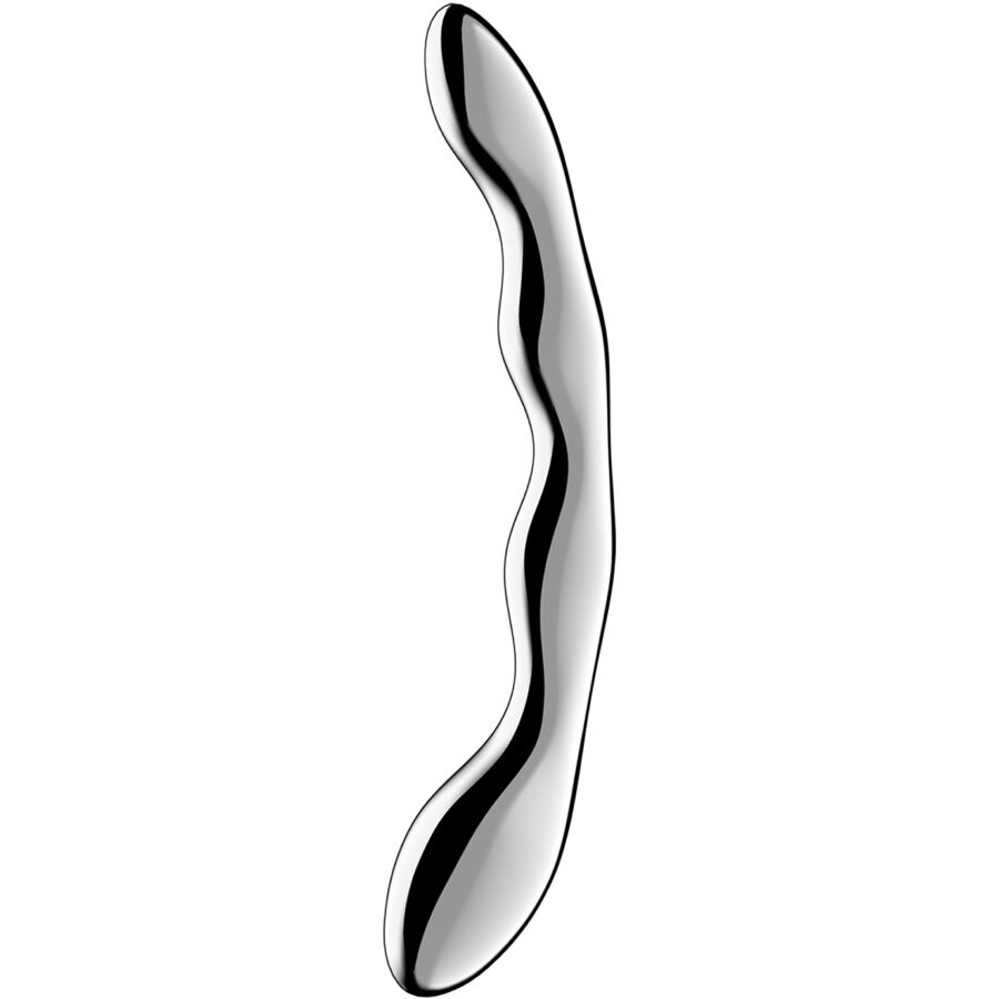 SATISFYER Cosmic Crest 2 – Doppeldildo aus Edelstahl