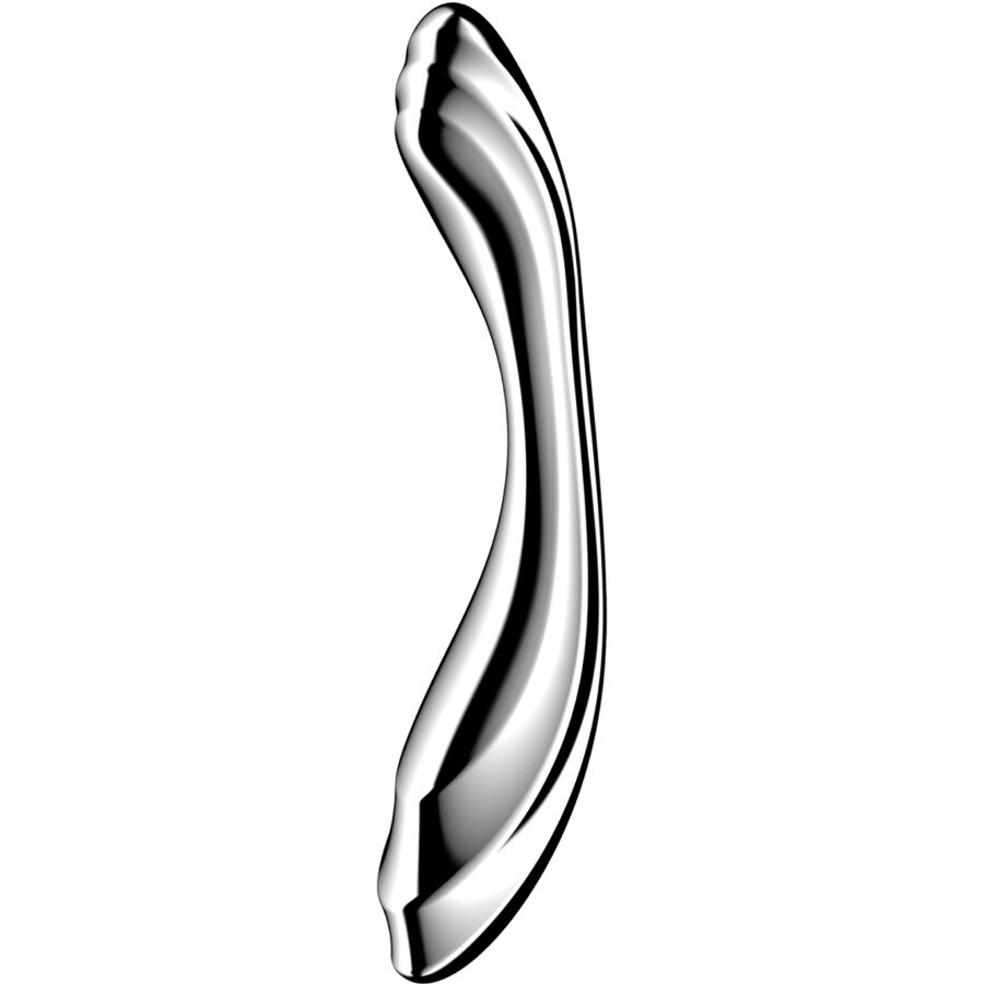 SATISFYER – PURE GRAVITY STAINLESS STEEL DOUBLE-ENDED DILDO