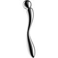 SATISFYER – STAR FORCE 2 GODEMICHET DOUBLE EN ACIER INOXYDABLE