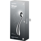 SATISFYER – STAR FORCE 4 GODEMICHET DOUBLE EN ACIER INOXYDABLE