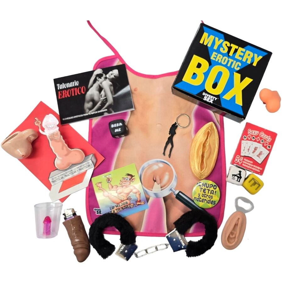 DIABLO PICANTE – MYSTERY EROTIC BOX FOR HIM 15 X 15