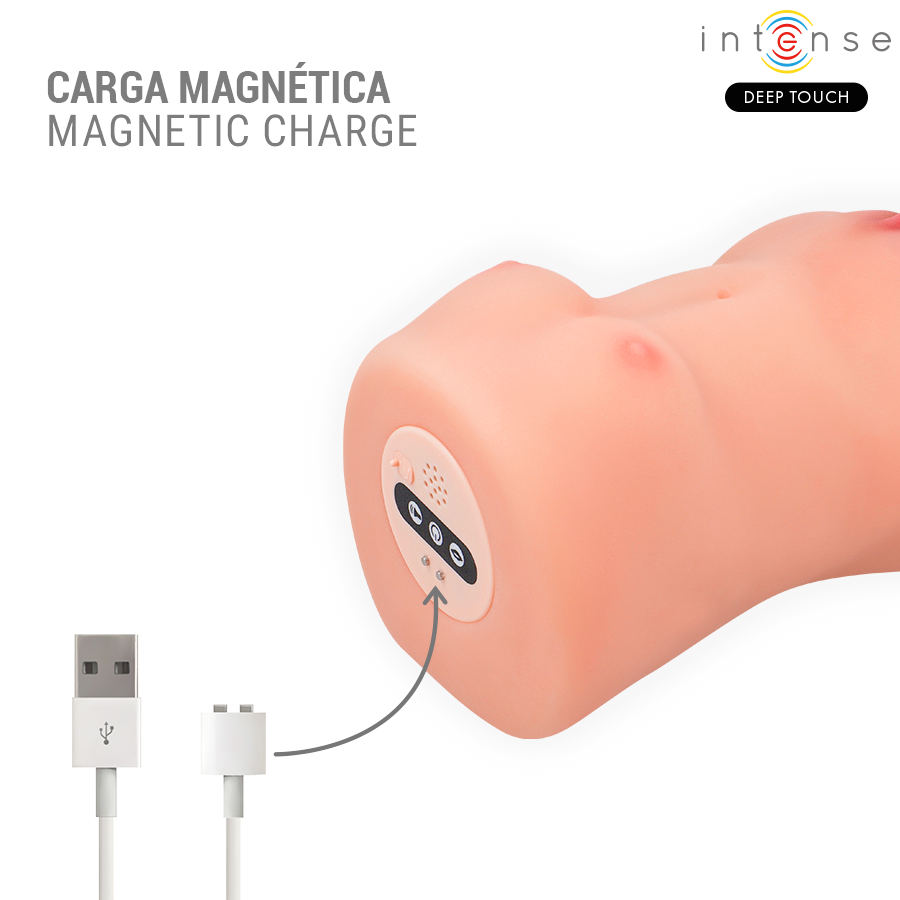 INTENSE DEEP TOUCH – CATHERINE VIBRATOR & SUCTION MASTURBATOR WITH VOICE