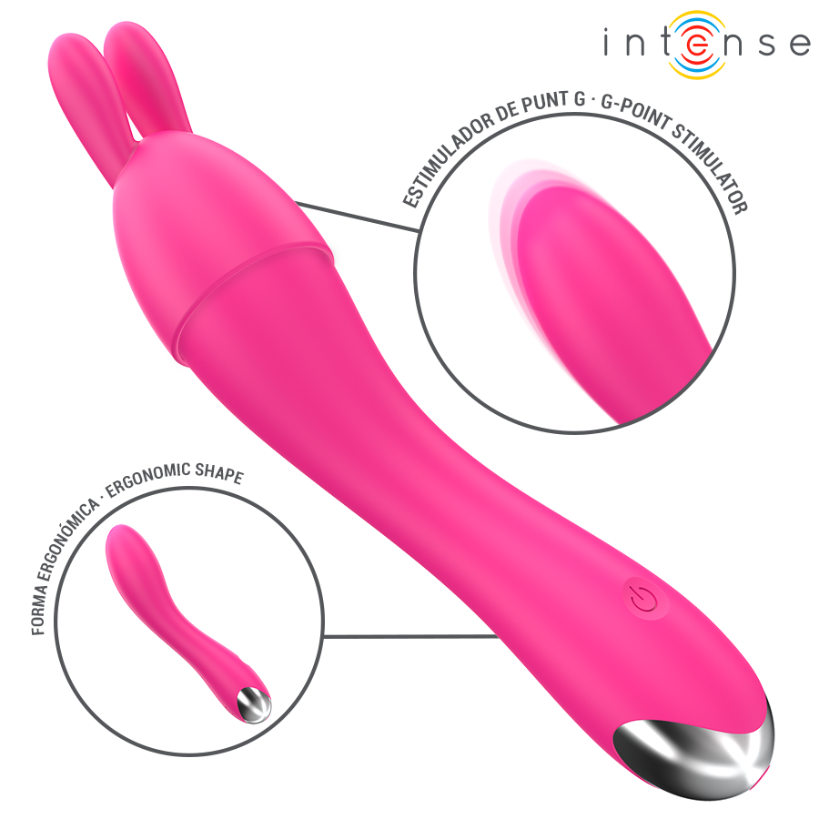 INTENSE – CHER VIBRATOR WITH 20 PATTERNS AND INTERCHANGEABLE HEADS