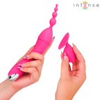 INTENSE – VIBRATORE CHER CON 20 MODALITÀ E TESTINE INTERCAMBIABILI