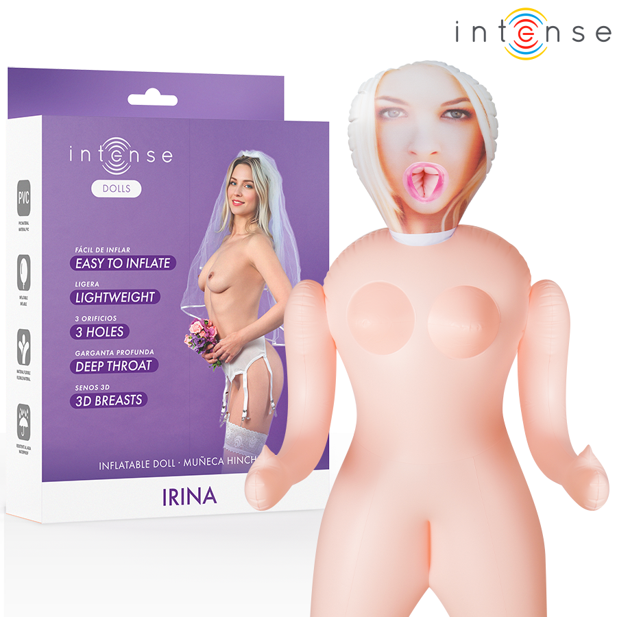 INTENSE DOLLS – IRINA INFLATABLE DOLL WITH THREE ORIFICES