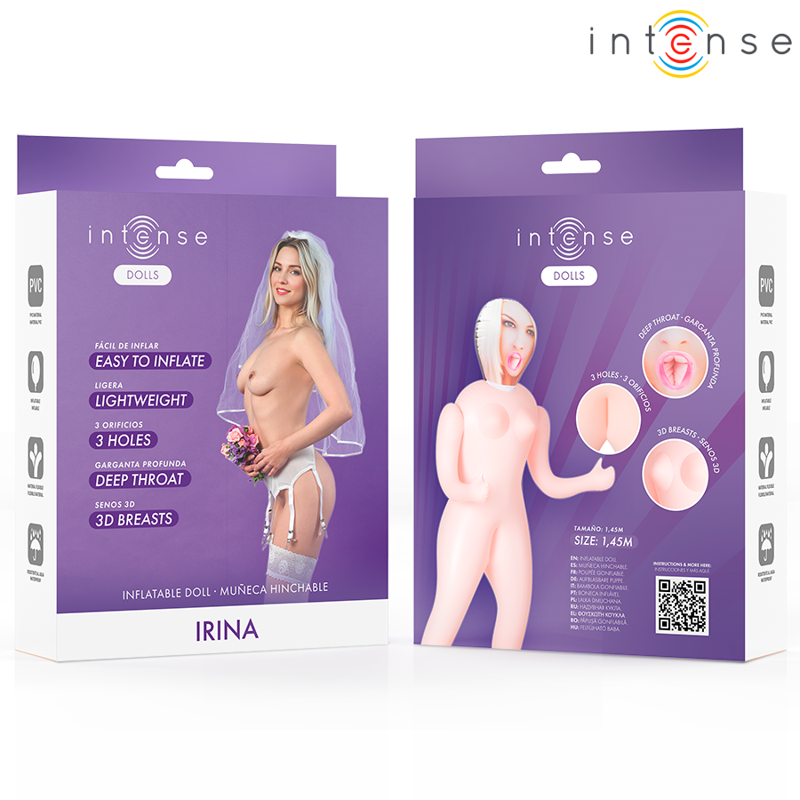 INTENSE DOLLS – IRINA INFLATABLE DOLL WITH THREE ORIFICES