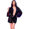 CHILIROSE CR 4882 – Babydoll mit Tanga, Schwarz