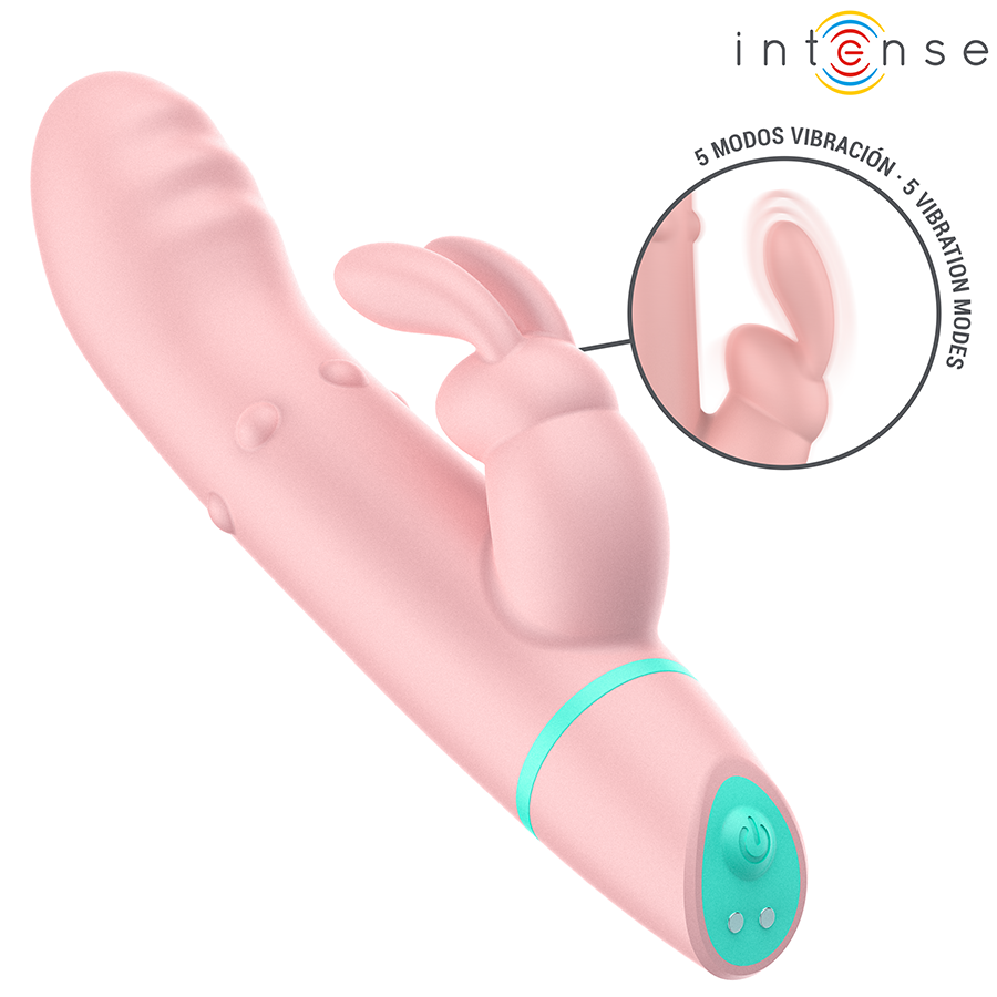 INTENSE – STIMULATEUR ALVIN RABBIT ET VIBRATEUR À ROULEMENT + OSCILLANT