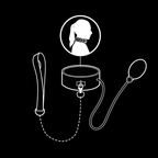 FETISH SUBMISSIVE Bondage – Aufblasbares Würgehalsband mit Kette