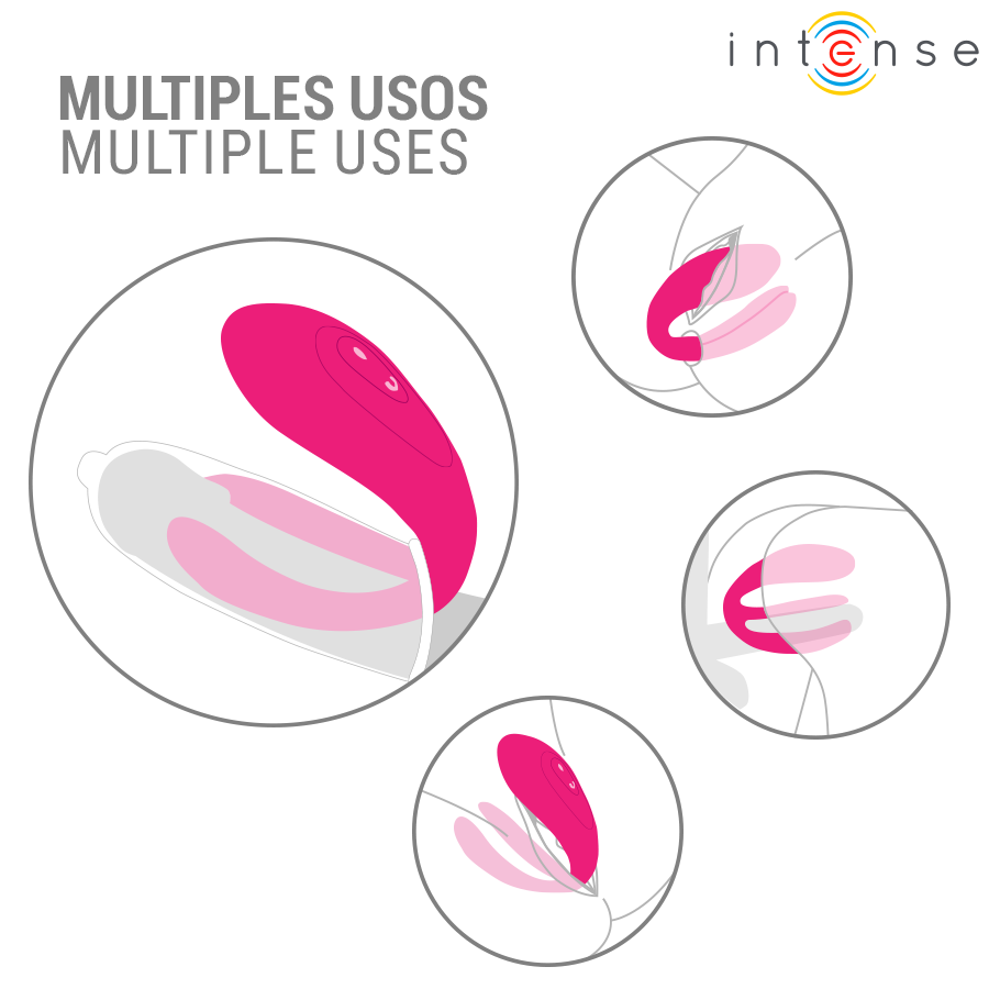 INTENSE – JULIA DOUBLE VIBRATEUR À PINCE STIMULATEUR AVEC TÉLÉCOMMANDE