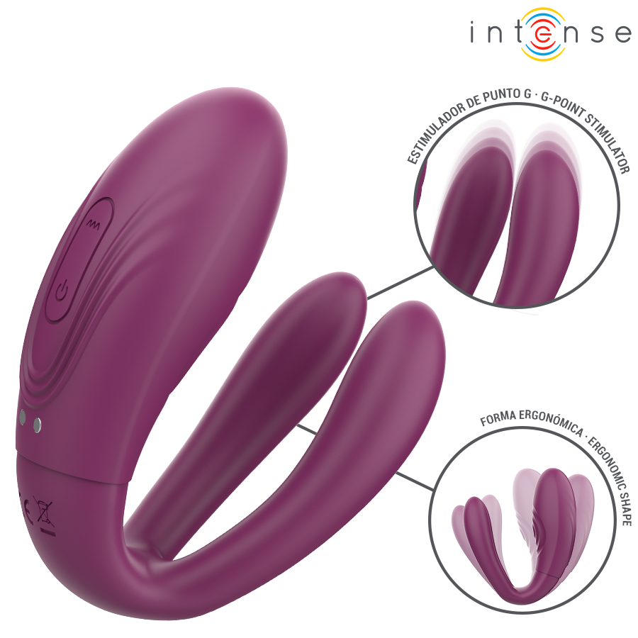 INTENSE – STIMULATEUR DE TAPOTAGE ET DE VIBRATION SANDRA AVEC TÉLÉCOMMANDE