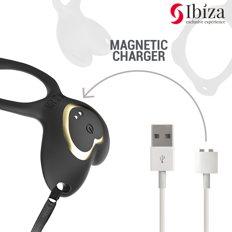 Ibiza – Vibrateur de culotte en cœur pour couple avec télécommande