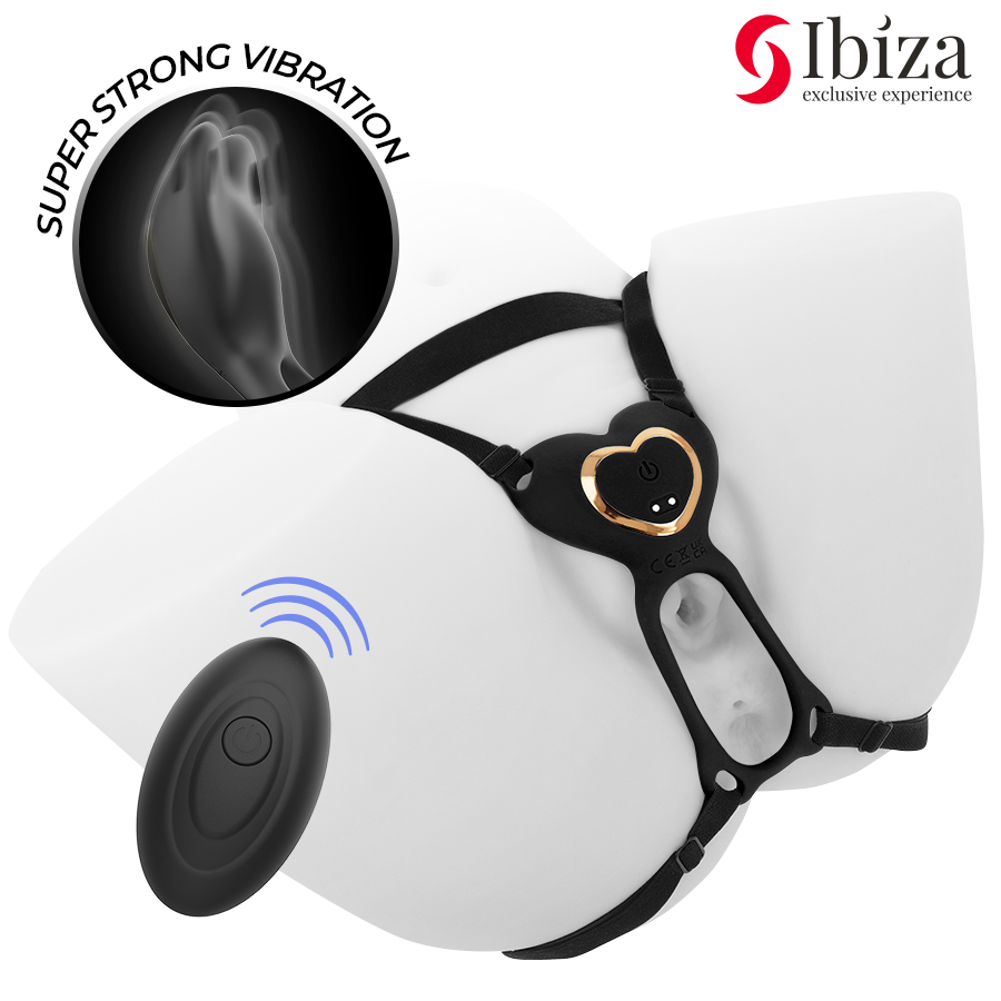 Ibiza – Vibrateur de culotte en cœur pour couple avec télécommande