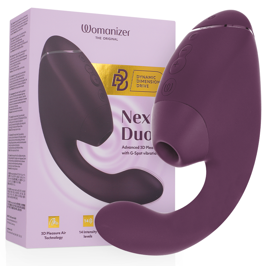 WOMANIZER – DUO NEXT STIMOLATORE DOPPIO CLITORIDEO E PUNTO G