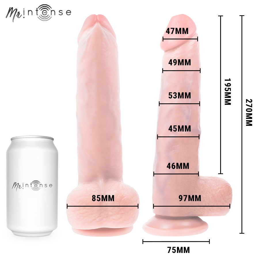 MR INTENSE – DILDO NEESON 27 CM -Ø- 5.6 CM