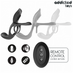 ADDICTED TOYS – Doppelter Penisring mit Klitorisstimulator