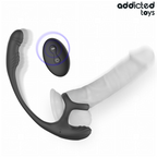 ADDICTED TOYS – Analplug mit Vibration, 360°-Wellung und Hodenstimulator