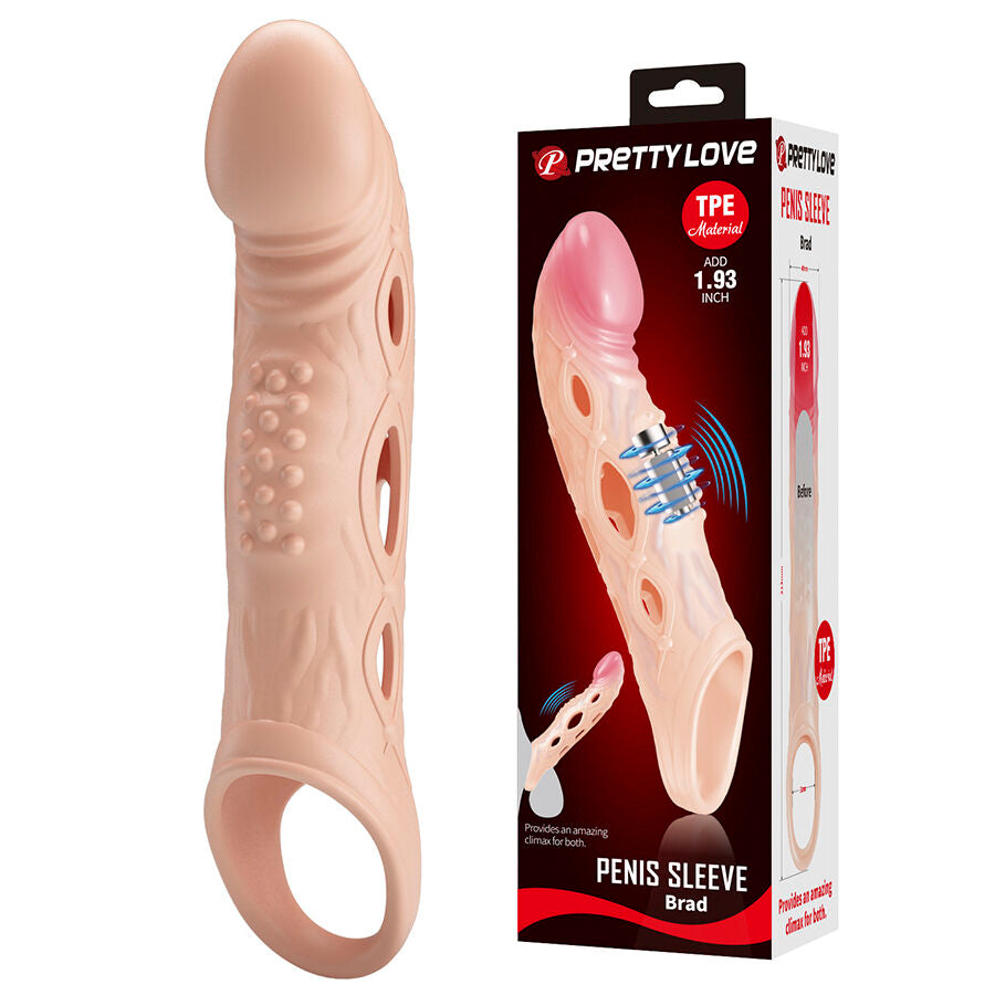PRETTY LOVE – BRAD VIBRATING PENIS SLEEVE