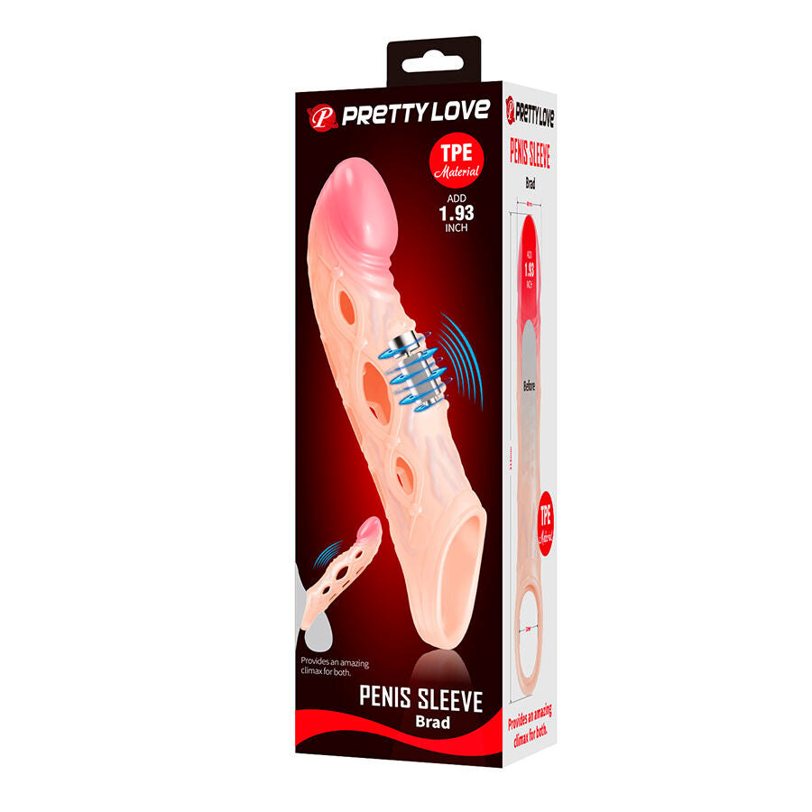 PRETTY LOVE – BRAD VIBRATING PENIS SLEEVE