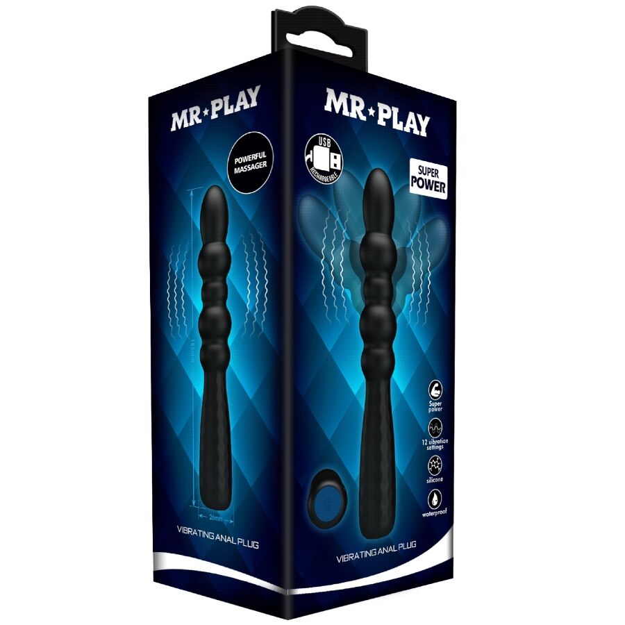 MR PLAY – FLEXIBLE VIBRATING ANAL PLUG