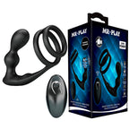 MR PLAY – PLUG ANAL VIBRANT AVEC ANNEAU PÉNIS ET TÉLÉCOMMANDE