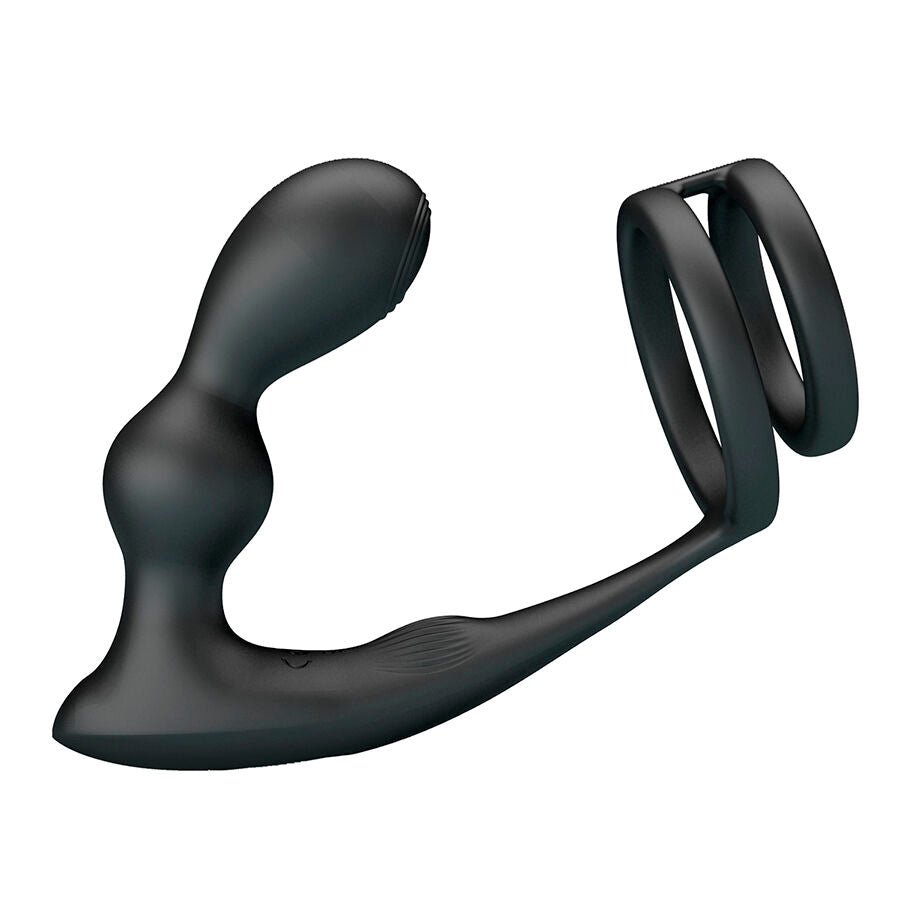 MR PLAY – PLUG ANAL VIBRANT AVEC ANNEAU PÉNIS ET TÉLÉCOMMANDE