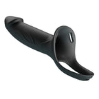 PRETTY LOVE – LANDON BLACK STRAP-ON VIBRANT