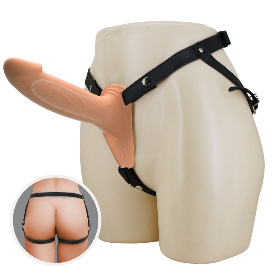 PRETTY LOVE – LANDON LIGHT-SKIN VIBRATING STRAP-ON