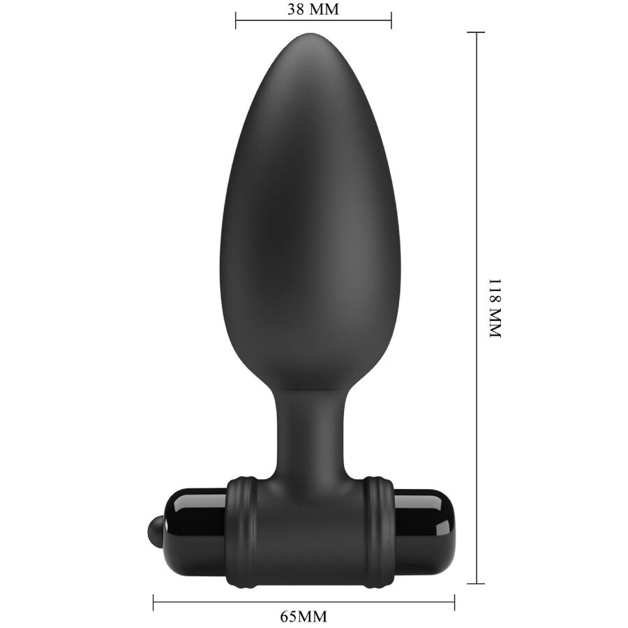 MR PLAY – SUPER POWER ANAL PLUG WITH VIBRATION