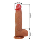 PRETTY LOVE – Orton Realistischer Dildo mit Saugnapf, 23,5 cm x Ø 4,9 cm