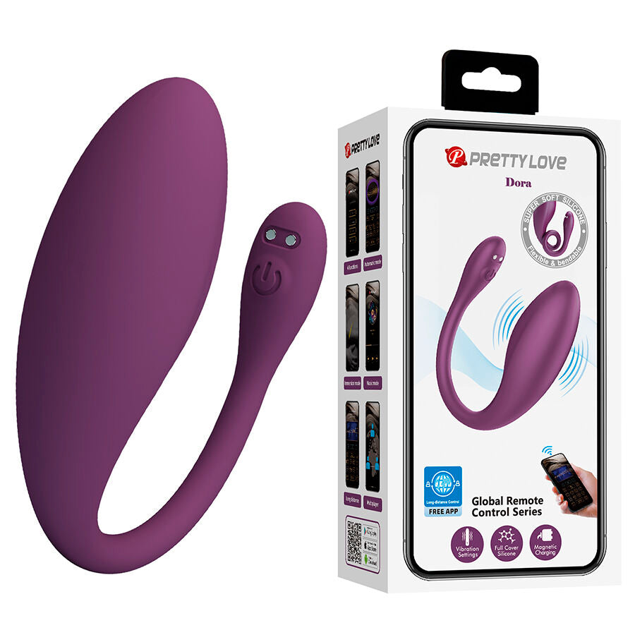 PRETTY LOVE – DORA VIBRATEUR INVISIBLE AVEC APPLICATION GRATUITE