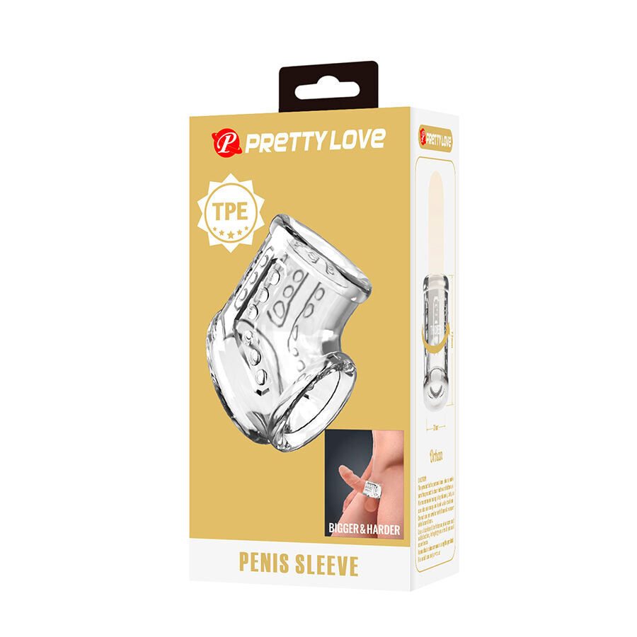 PRETTY LOVE – GAINE PÉNIENNE COURTE ET TRANSPARENTE